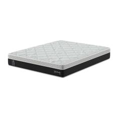 Imagem de colchão king sofisticato molas ensacadas (28x193x203) grafite e branco