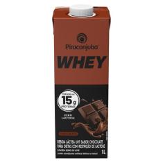Imagem de Bebida Láctea Whey 15g Piracanjuba ZL Sabor Chocolate 1L