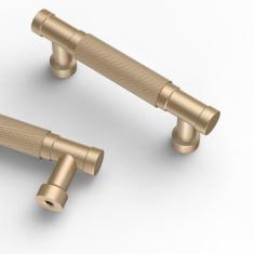 Imagem de Asidrama Pacote com 10 puxadores de armário de cobre champanhe de 76 mm, puxadores de armário de cozinha, puxadores de armário de cozinha para puxadores de gaveta de armário