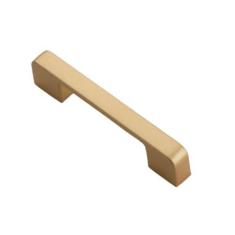 Imagem de 1pc ouro fosco móveis porta alças liga de zinco armário de cozinha alças armário puxa puxadores de gaveta ferragem, 96mm