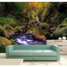 Imagem de Papel de Parede Cachoeira 3D 3M² na 053