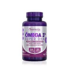 Imagem de Omega 3Tg - Super Dha - Alta Concentração - Sanavita - 90 Cápsulas