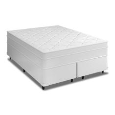 Imagem de Cama Box Queen + Colchão Molas Ensacadas Don Confort Europillow 158x198x74cm