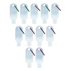 Imagem de Kit 11 Borrifador Mosquetão Álcool Gel Sabonete Líquido 60ml