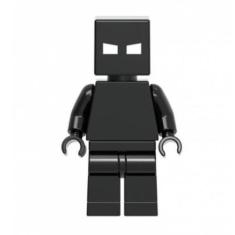 Imagem de Boneco Minifigure Blocos De Montar Minecraft Skin Black - Mega Block T