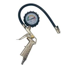 Imagem de Calibrador Manual Manômetro 220psi 16bar Para Bomba De Encher Pneus Ca