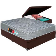 Imagem de Cama Box Baú e Colchão Sleep Max D33 Casal Castor