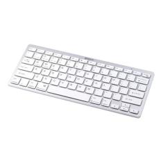 Imagem de Teclado Bluetooth Sem Fio Tablet Pc Notebook Branco