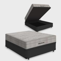 Imagem de Cama Box Bau Casal + Colchão de Molas Ensacadas Airtech Spring (138x188x65) - Ortobom