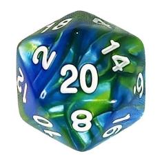 Imagem de Dado D20 Mesclado - RPG