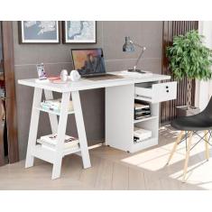 Imagem de ESCRIVANINHA CAVALETE PARA COMPUTADOR/ESTUDOS -BALI - BRANCO