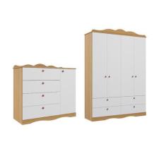 Imagem de Guarda Roupa E Cômoda Provençal Encanto Permobili Mdf