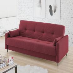 Imagem de Sofá Cama Jazz 2 Lugares 195cm X 90cm X 90cm Vermelho