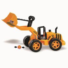 Imagem de Carrinho Trator Carregadeira/Escavadeira De Brinquedo Menino - Adijoma