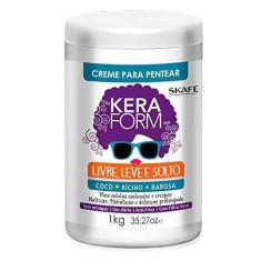 Imagem de Creme P/Pentear Keraform Livre, Leve E Solto 1Kg, Skafe