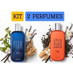 Imagem de Kit 2 Perfumes 1 Egeo Blue + 1 Egeo Spicy Vibe - Refrescante Dia E Noi