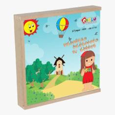 Imagem de Brinquedo Educativo Alfabeto Ilustrado Em Libras Mdf 80 Pç - Carlu Bri