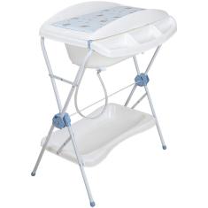 Imagem de Banheira de Bebe Desmontavel com Trocador Kiddo Shower Azul