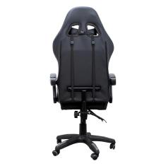 Imagem de Cadeira Gamer Base Giratória Reclinável em Couro