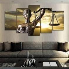 Imagem de Quadro Decorativo Direito Balança 63x130mt em Tecido