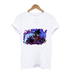 Camisa Baby Look Feminino Anime Naruto Olhos Personagens Desenho