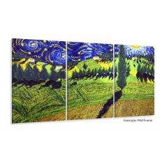 Imagem de Quadro Van Gogh Girassóis no Campo Decorativo Sala 120x60 em