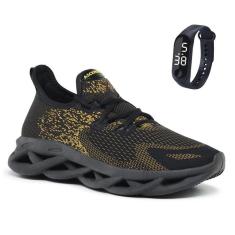 Imagem de Tênis Masculino Para Academia Caminhada Nuvem ASC Com Relógio-Masculino