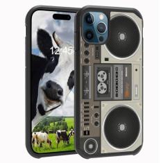 Imagem de ZXHSBROK Capa para iPhone 15 Pro, capa protetora resistente à prova de choque de camada dupla híbrida de policarbonato rígido e silicone macio à prova de choque para iPhone 15 Pro (2023) 6,1