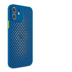 Imagem de Capa de telefone respirável de dissipação de calor para iphone 12 mini 13 11 pro max x xs max xr 7 8 plus se2020 11 capa lisa de silicone macio, t2, para iphone 12 pro