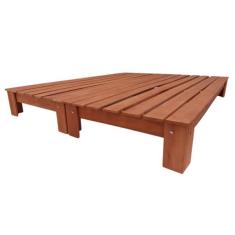 Imagem de Cama Casal Queen Oriental Penafort 158X198x25 Imbuia