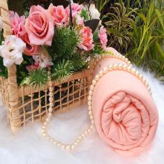 Imagem de Lençol Avulso Malha 100% Algodão Solteiro Salmão Linha Trento Camtália 1 peça