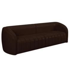 Imagem de Sofá 5 Lugares Para Sala 332cm Lazio M03 Corano Marrom - Lyam Decor
