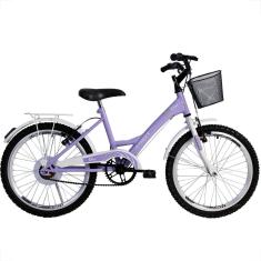 Imagem de Bicicleta Infantil Feminina Athor Bliss Aro 20 Com Cestinha-Unissex