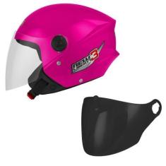 Imagem de Capacete Moto Aberto New Liberty 3 Pro Tork + Viseira Fumê, ROSA + VIS