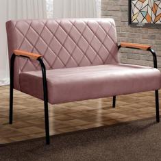 Imagem de Namoradeira Cadeira Decorativa Sala, Recepção, Escritório Ludmilla Rose