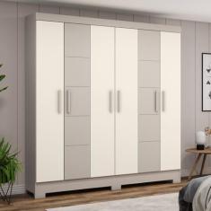 Imagem de Guarda Roupas Casal 6 Portas 2 Gavetas B73 - Briz