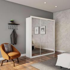 Imagem de Guarda-Roupa Casal Paola Gold 3 pt 4 gv Branco