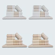 Imagem de Jogo De Toalhas 24 P? S Cole??O Montreal 100% Algod? O Br + bg