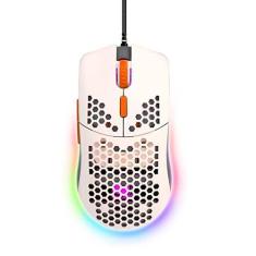 Imagem de ZIYOU LANG Mouse para jogos com fio com concha de favo de mel, sensor óptico 6400DPI, 6 macros programáveis, suporte de software para configuração de teclas personalizadas, configurações RGB para