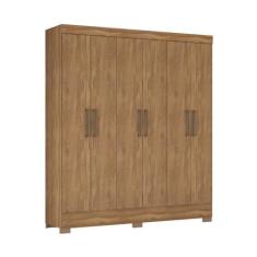 Imagem de Guarda-roupas Casal 6 Portas 2 Gavetas Multimóveis Cr35188 Amêndola