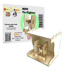 Imagem de Brinquedo Quebra Cabeça 3D MINI NAVE STAR WARS Tie Fighter