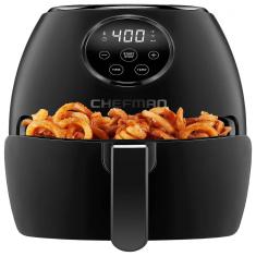 Imagem de Fritadeira Eletrica Airfryer 3,6L Com Painel Digital E Desligamento Automatico, 110V, Chefman, Preta