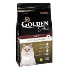 Imagem de Ração Golden Gato Adulto Castrado - Carne - 3Kg