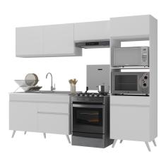 Imagem de Armário De Cozinha Compacta 252cm Multimóveis V3693 Branco