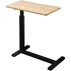 Imagem de SilteD Mesas de cabeceira Mesa de cama dobrável Altura ajustável Mesa de laptop móvel para sala de estar Sofá Mesa de pé móvel Portátil