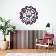 Imagem de Adesivo de Parede Mandala Zen tamanho 50cm x 50cm mod374