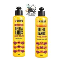 Imagem de Shampoo Condicionador Deleta Danos Chikas 300ml Reconstrução
