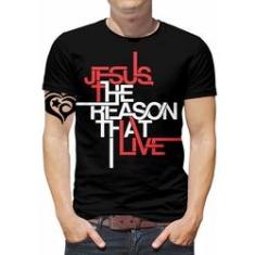 Imagem de Camiseta Jesus Gospel criativa Masculina Evangélicas Roupas
