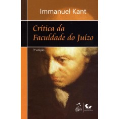 Imagem de Crítica da Faculdade do Juízo - 3ª Ed. 2012 - Kant, Emmanuel - 9788530935634