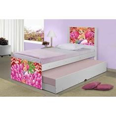 Imagem de Bicama Juvenil Adesivada Sereia e Corais